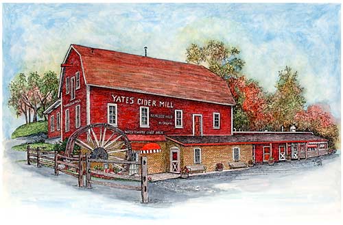 Yates Cider Mill by Margaret M. Glinke