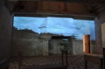 Inside the rennovated chateau, now with projection screens